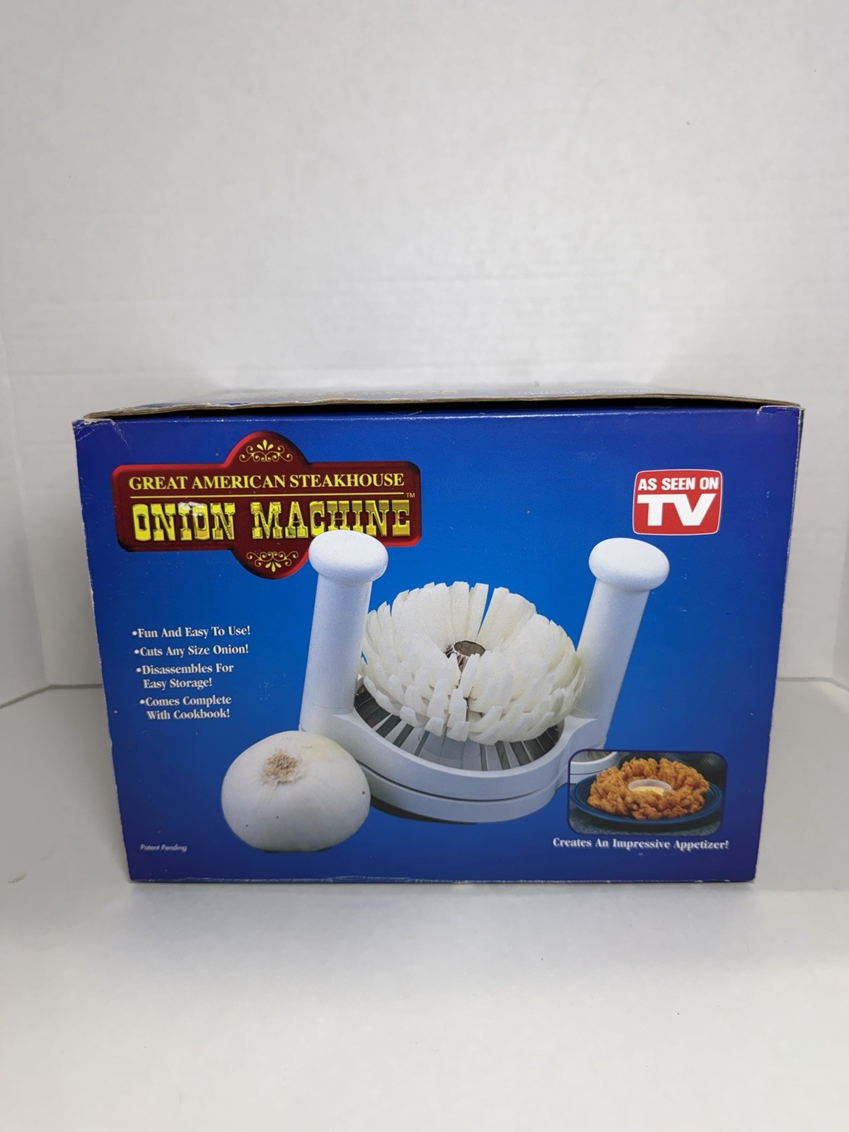 NEW TeleBrands Great American Steakhouse Onion Machine