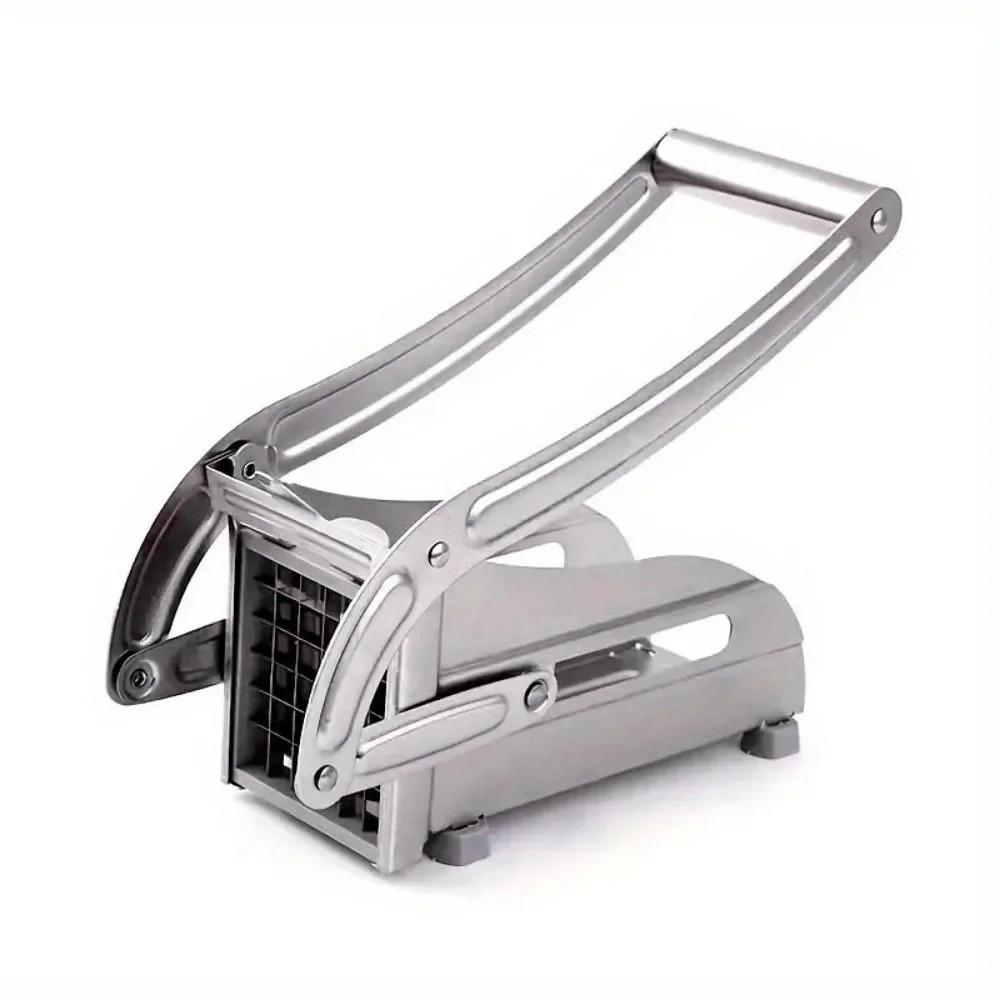 1pack Stainless Steel Manual Potato Cutter 4 in 1 French Fries Slicer Potato Chi
