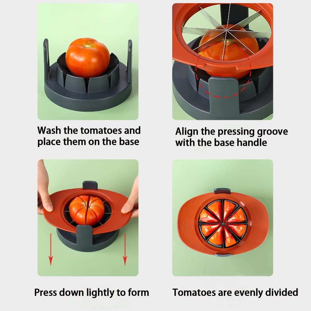 4 in 1 Mango & Apple Corer Slicer Tomato Wedges & Vegetable Cutter – Easy Kitch