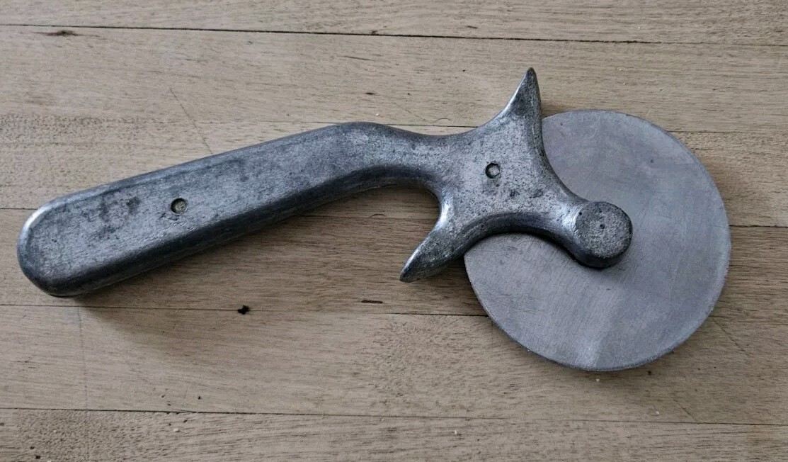 Vintage Aluminum Pizza Cutter