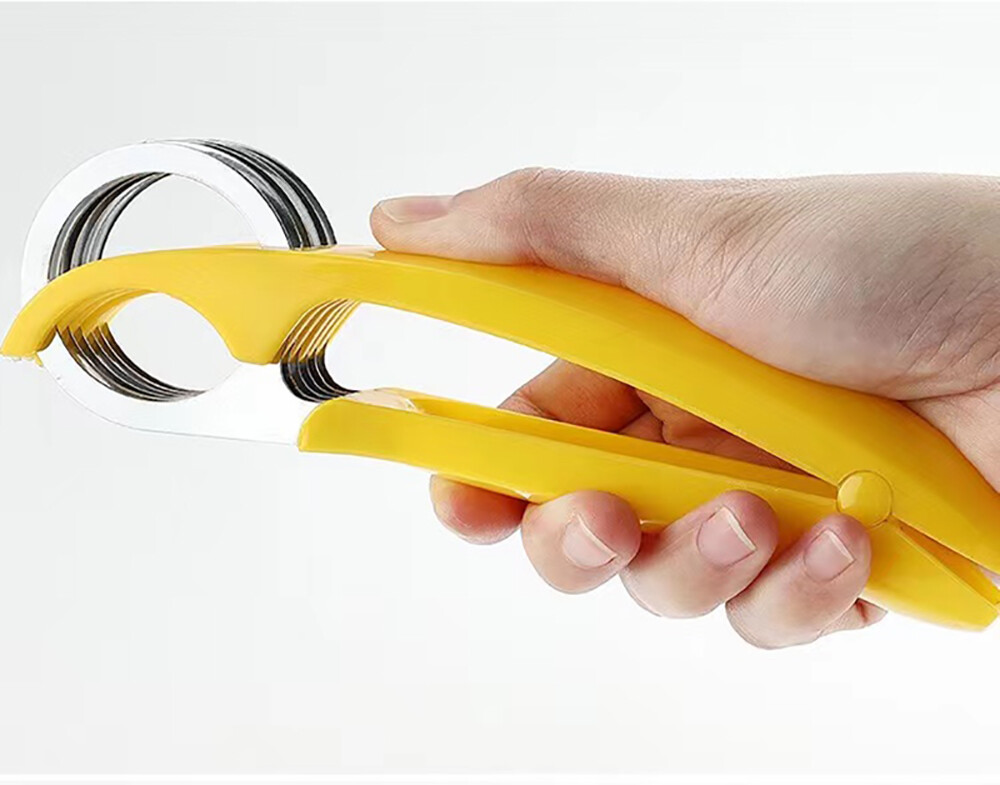 1/2Pcs Banana Slicer Fruit Knife Veggie Cucumber Cutter Kitchen Gadget Bar Tools