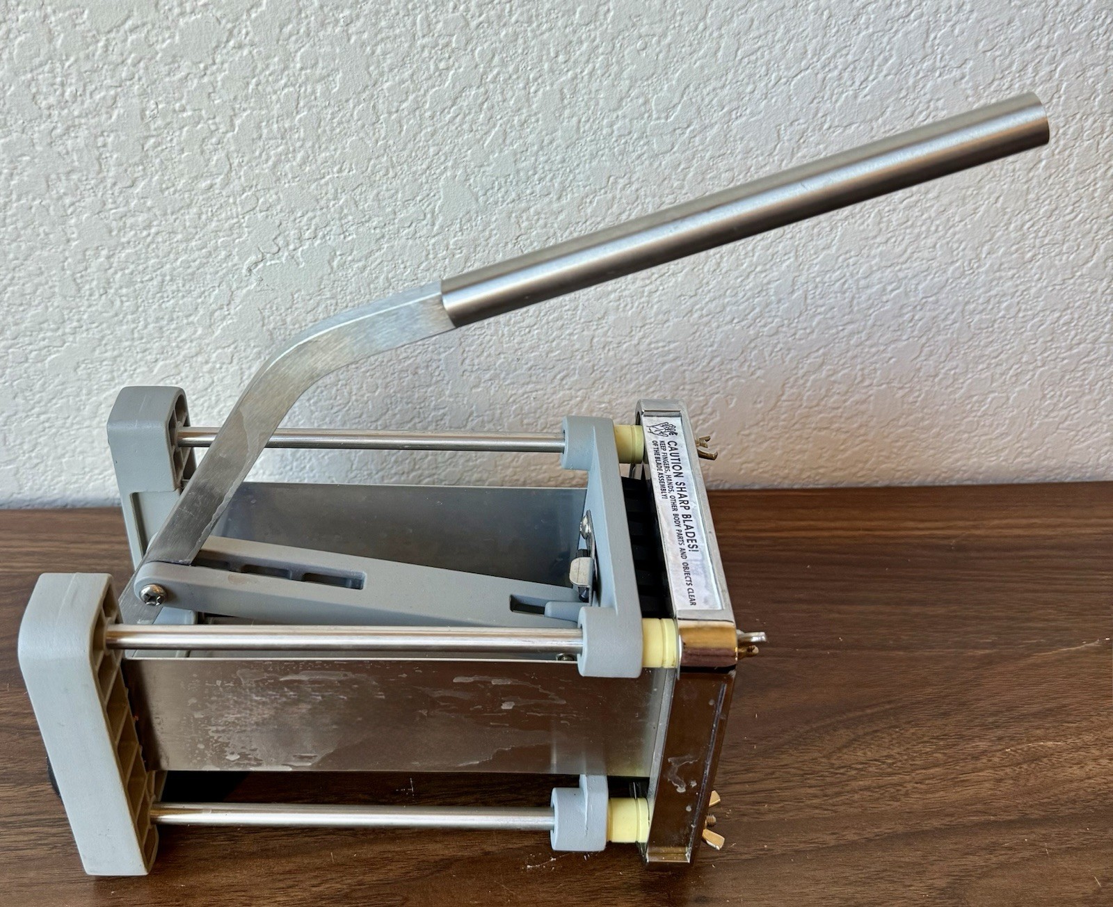 Commercial Heavy Duty Manual French Fry Potato Cutter Stainless Steel 1/2” Blade