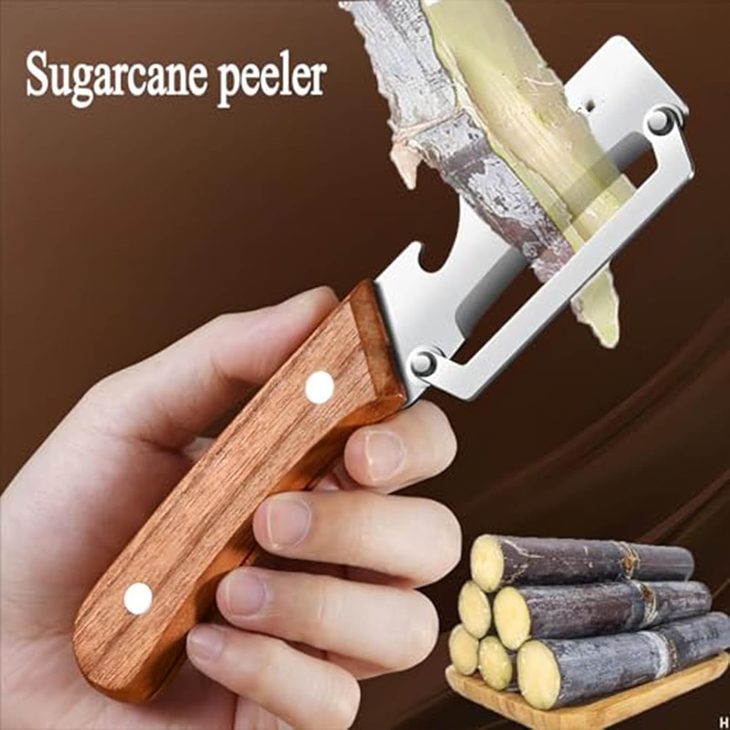 Multifunctional Zero Snag Wooden Peeler 2026 New Zero Snag Wooden Kitchen Tool