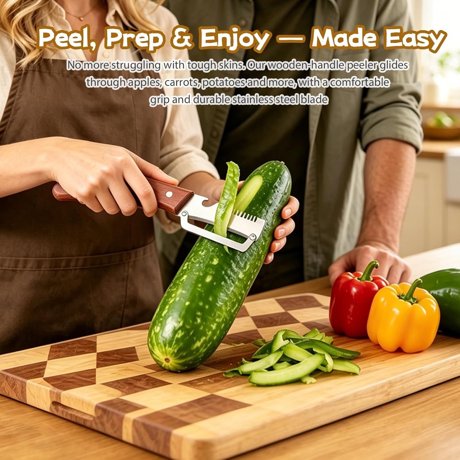 2Pcs Vegetable Peeler 3 in 1 Multi-Functional for Kitchen Stainless Steel Peeler