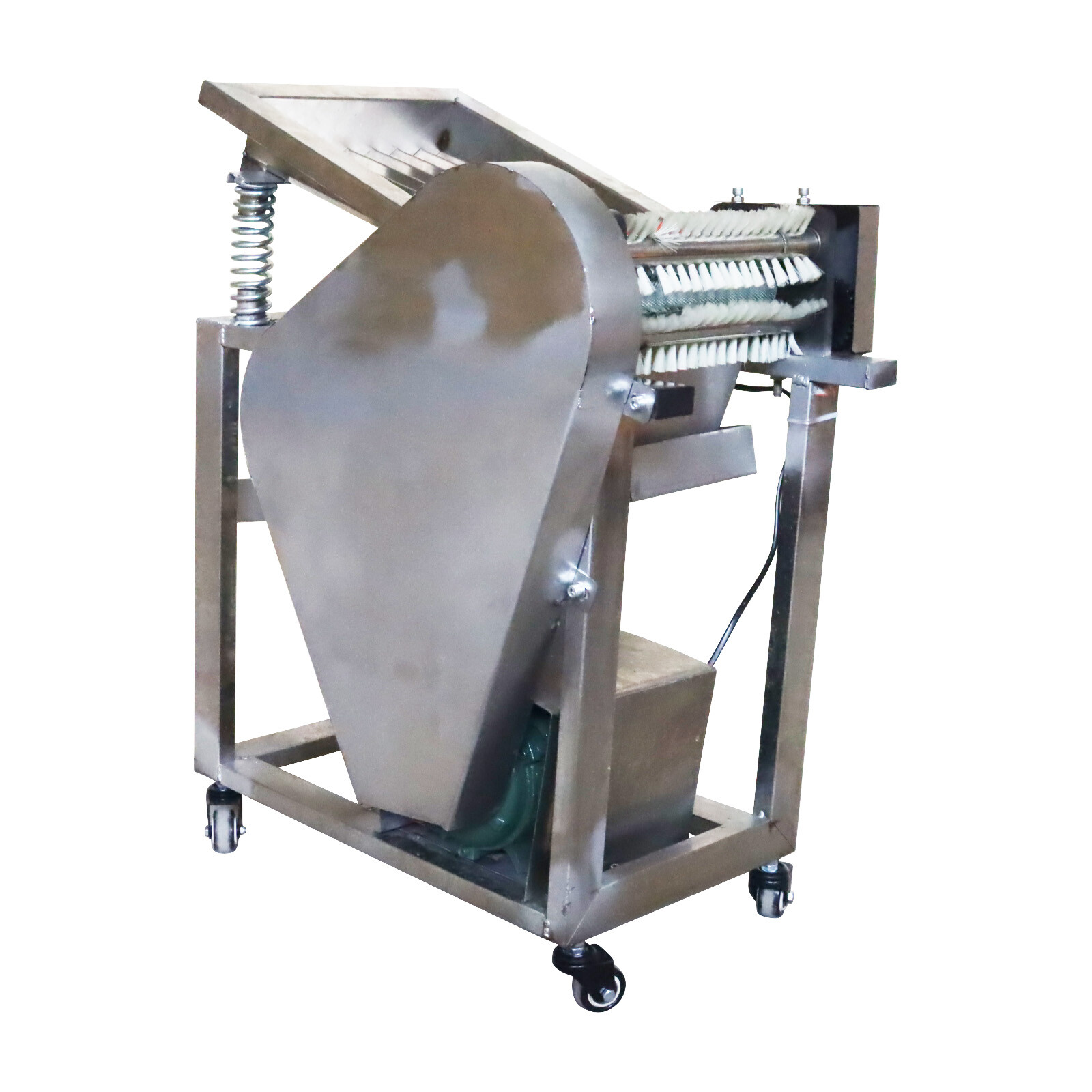 TECHTONGDA 1 PC Pea Peeling Machine Edamame Sheller Pea Peeler 220V 550W 250Kg/h