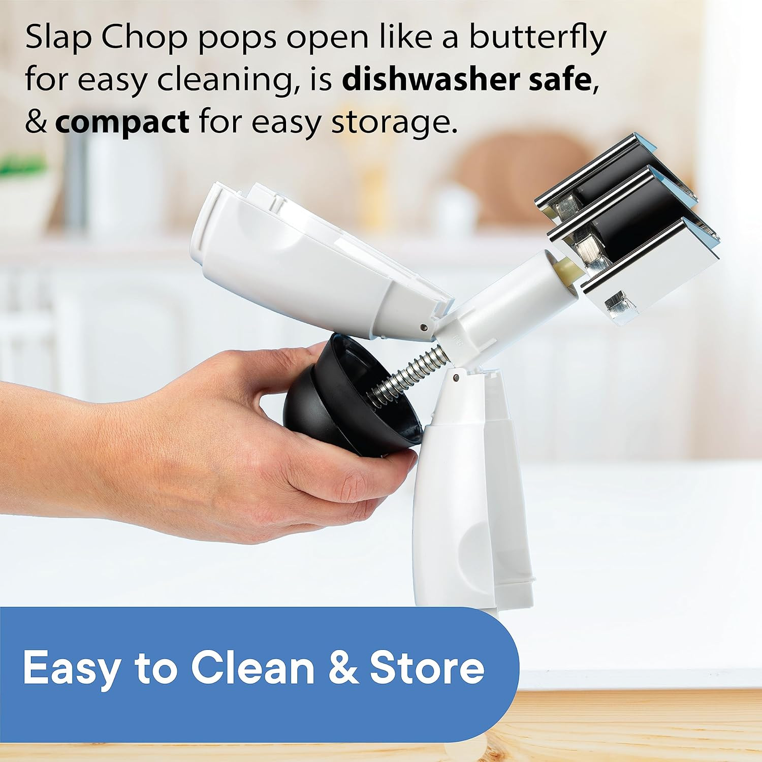 Original Slap Chop Kitchen Food Slicer Manual Chopper With Stainless Steel Bl…