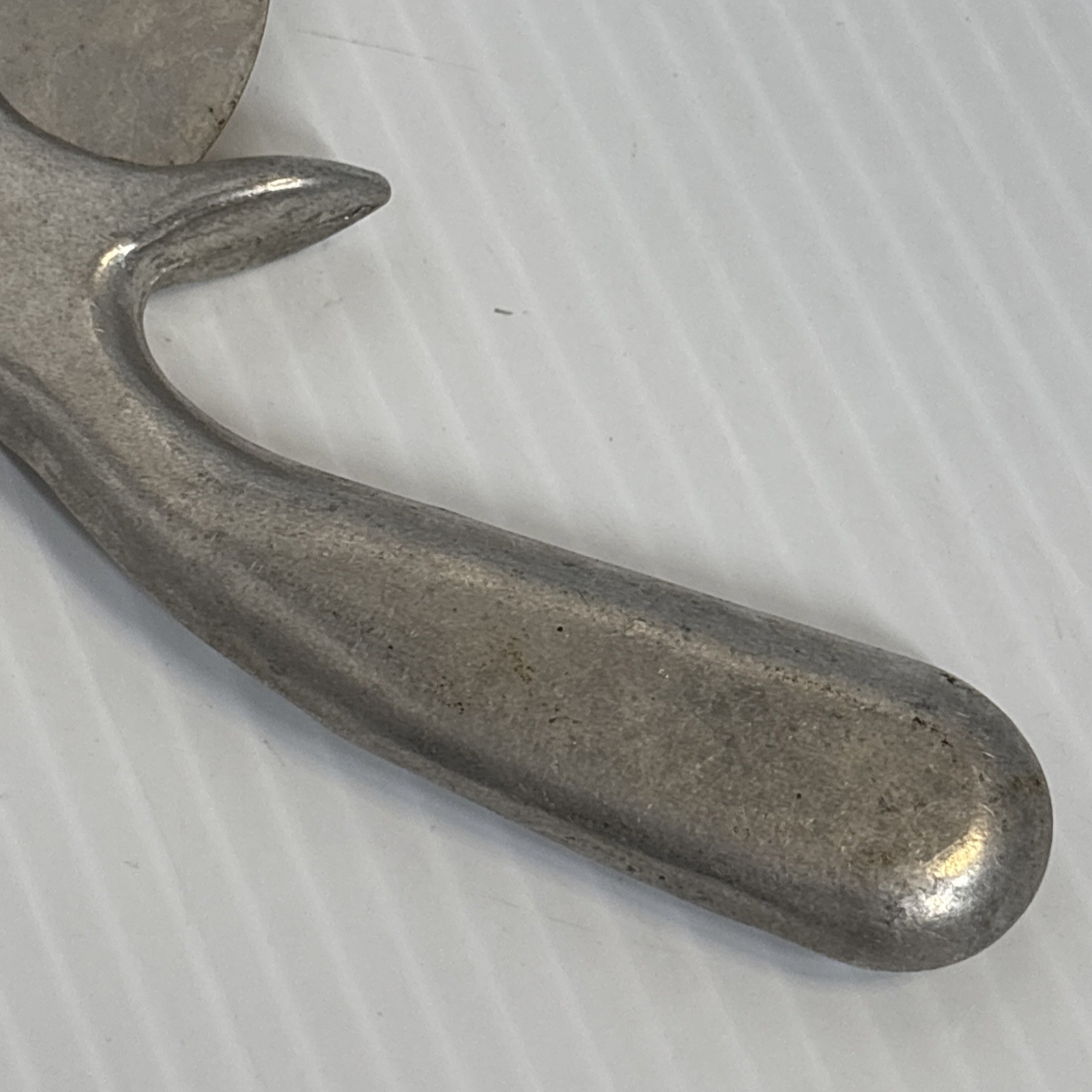 Vintage Cast Aluminum Stainless Pizza Cutter Slicer 6” Made In Italy (D)