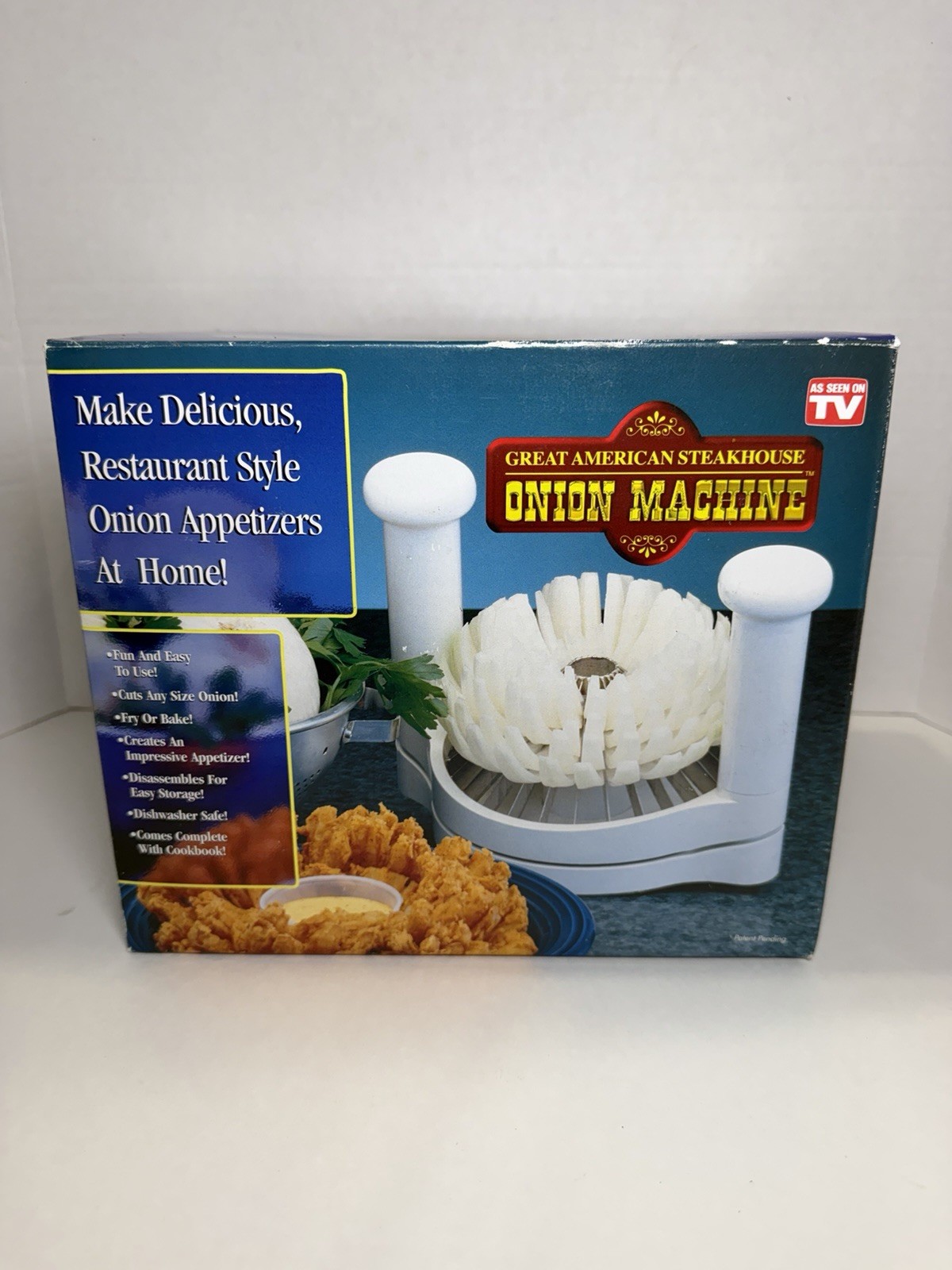 NEW TeleBrands Great American Steakhouse Onion Machine