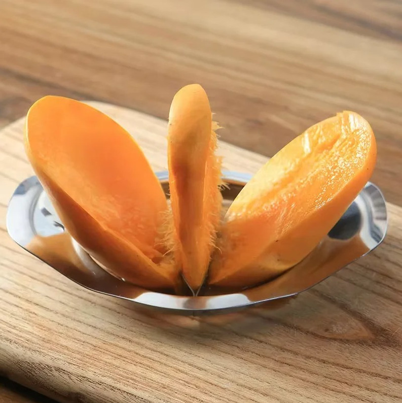 1 pc Mango Slicer Stainless Steel Fruit Cutter Corer Peeler Tool