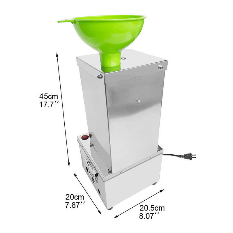 Techtongda Kitchen Electric 110V Garlic Peeler Machine 25-30kg/h 180W New
