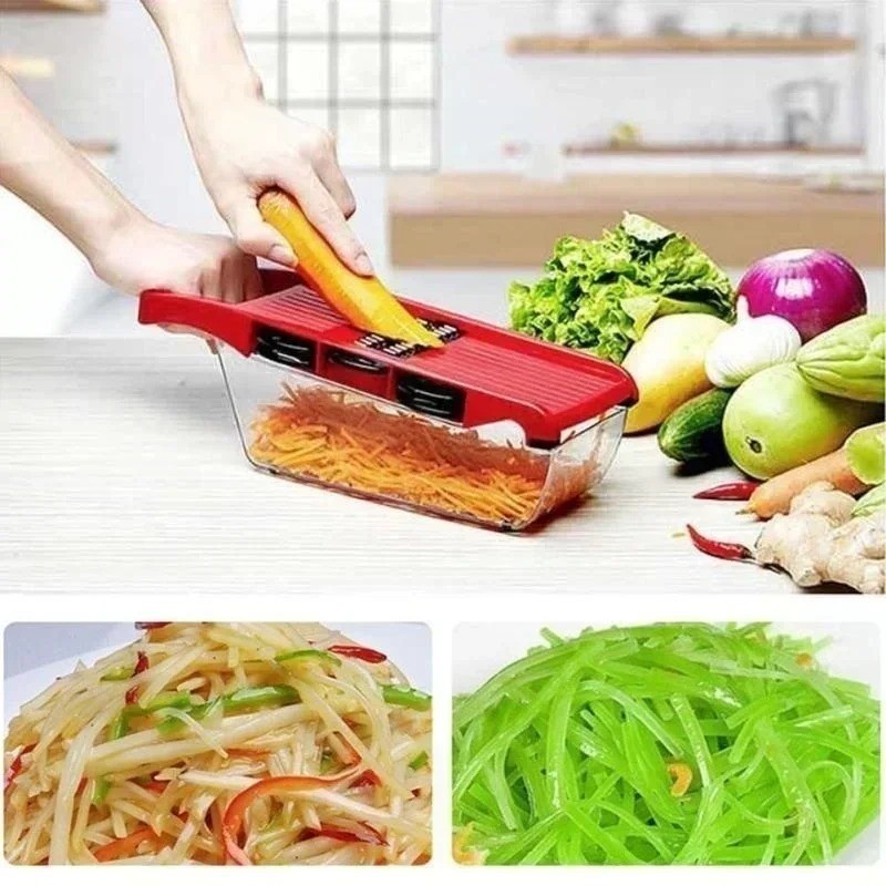 Manual Vegetable Slicer Shredder Portable Kitchen Cutter Potato Carrot Tool