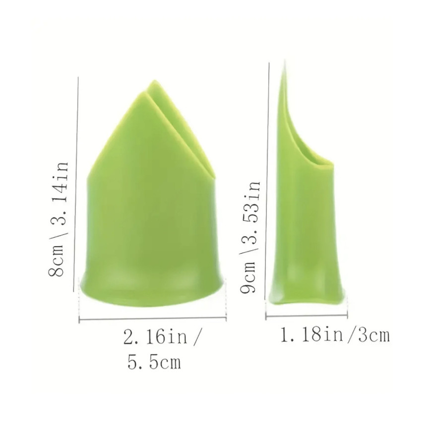 2pcs Pepper Corer Set, Plastic Chili Seed Remover, Kitchen Jalapeno Tool