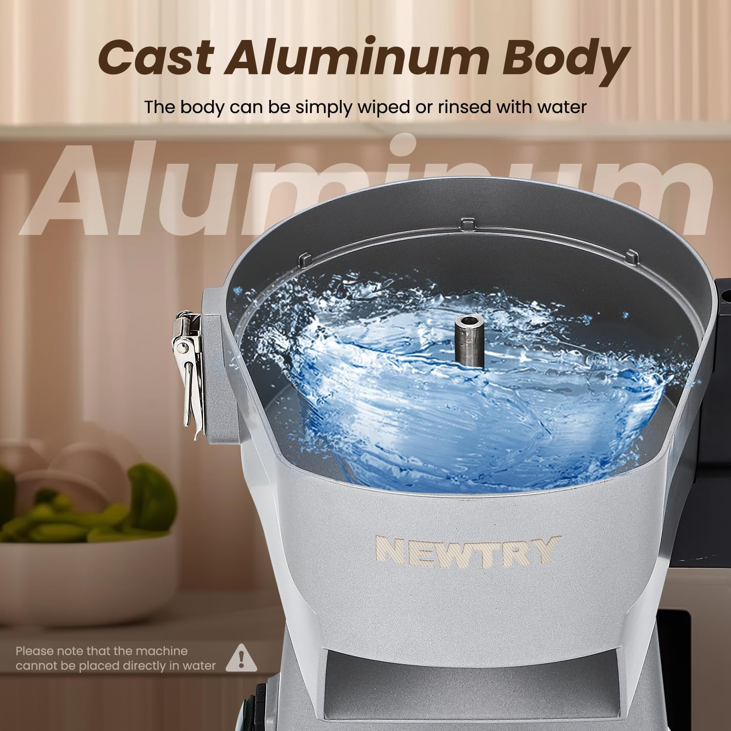 4 in 1 Electric Vegetable Slicer Dicer Shredder & Strip Cutter, Commercial Autom