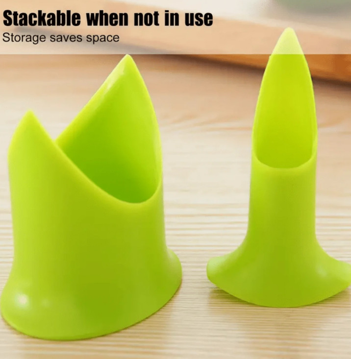 2pcs Pepper Corer Set, Plastic Chili Seed Remover, Kitchen Jalapeno Tool