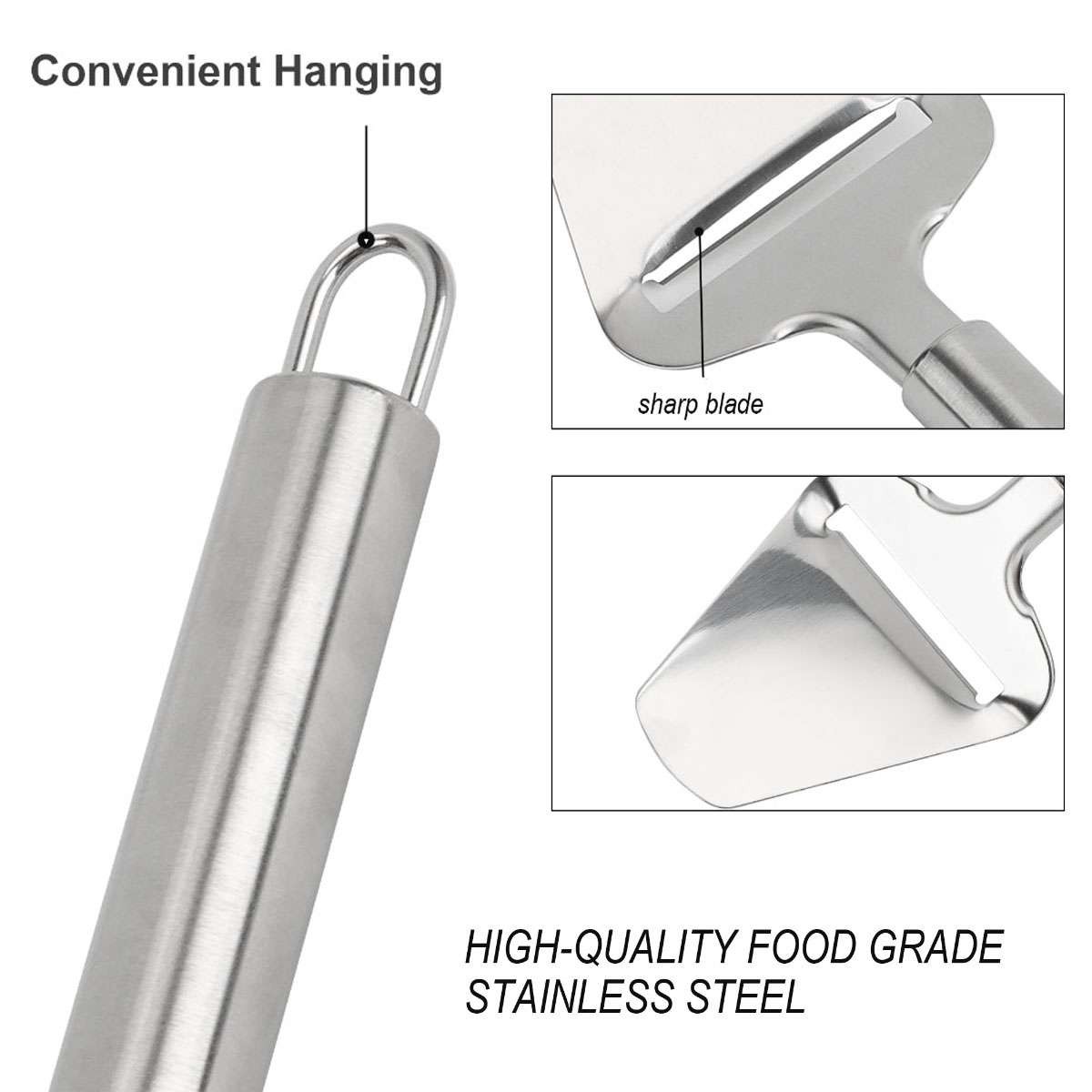 Stainless Steel Cheese Slicer Heavy Duty Cheese Butter Cutter Perfectly