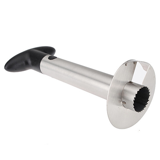 1pc Stainless Steel Pineapple Corer Peeler Handheld Cylindrical Pineapple cutter