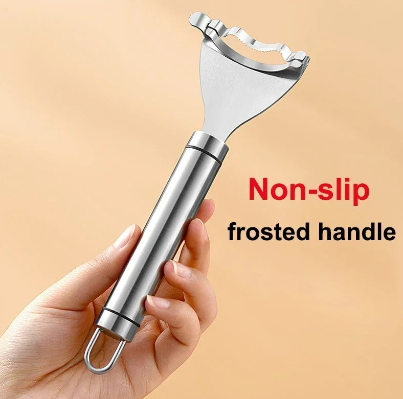 2pcs Stainless Steel Corn Peelers Serrated Cob Cutter Shaver Kitchen Tools – NEW