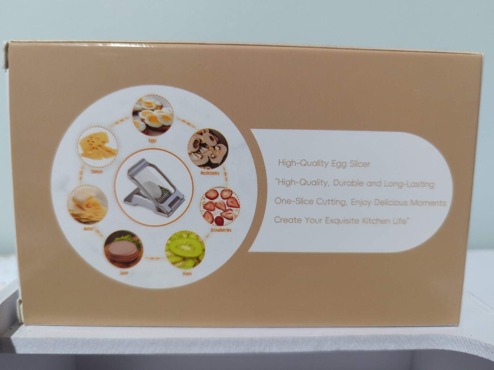 Heavy Duty Egg Slicer Cutter Stainless Steel Wire Aluminum Base for Fruit Cheese