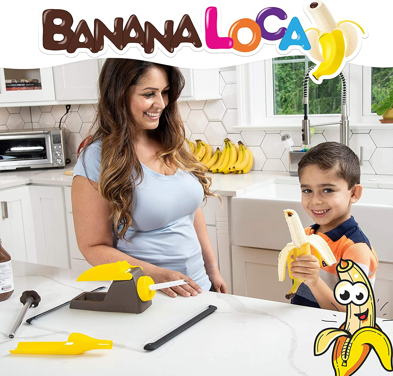 ® Kitchen Gadget – Core & Fill a Banana While Still in Its Peel