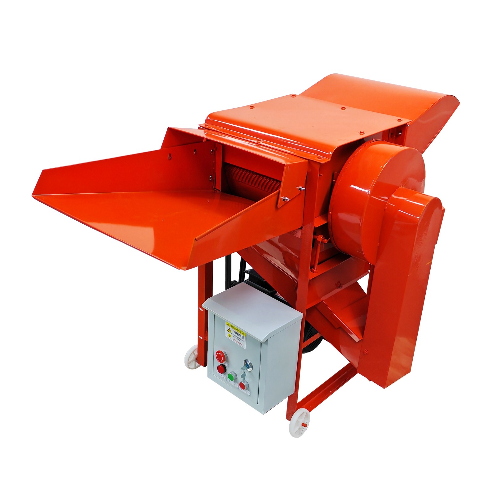 220V Grain Hulling&Peeling Machine Thresher Sheller for Rice Wheat 400-600kg/h