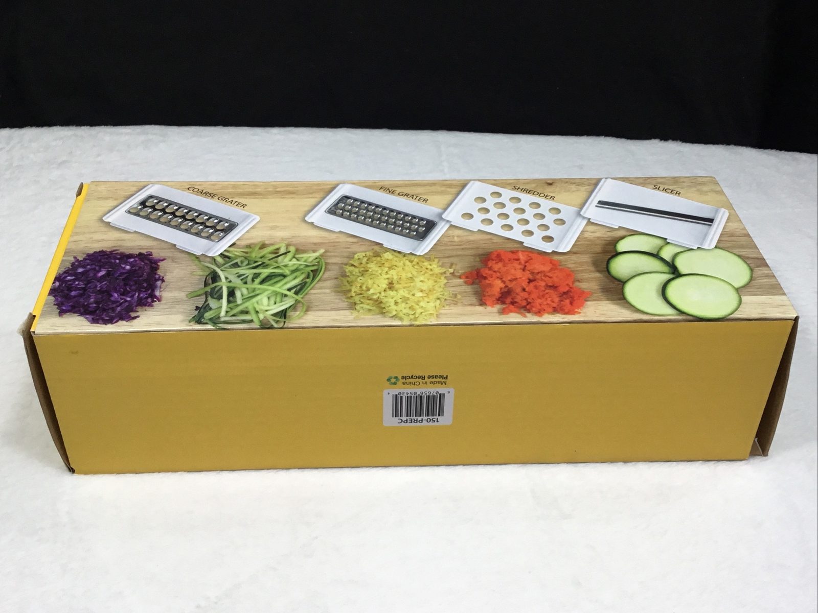 Kitchen Worthy Complete Kitchen Prep Center Slicing Shredding and Grating