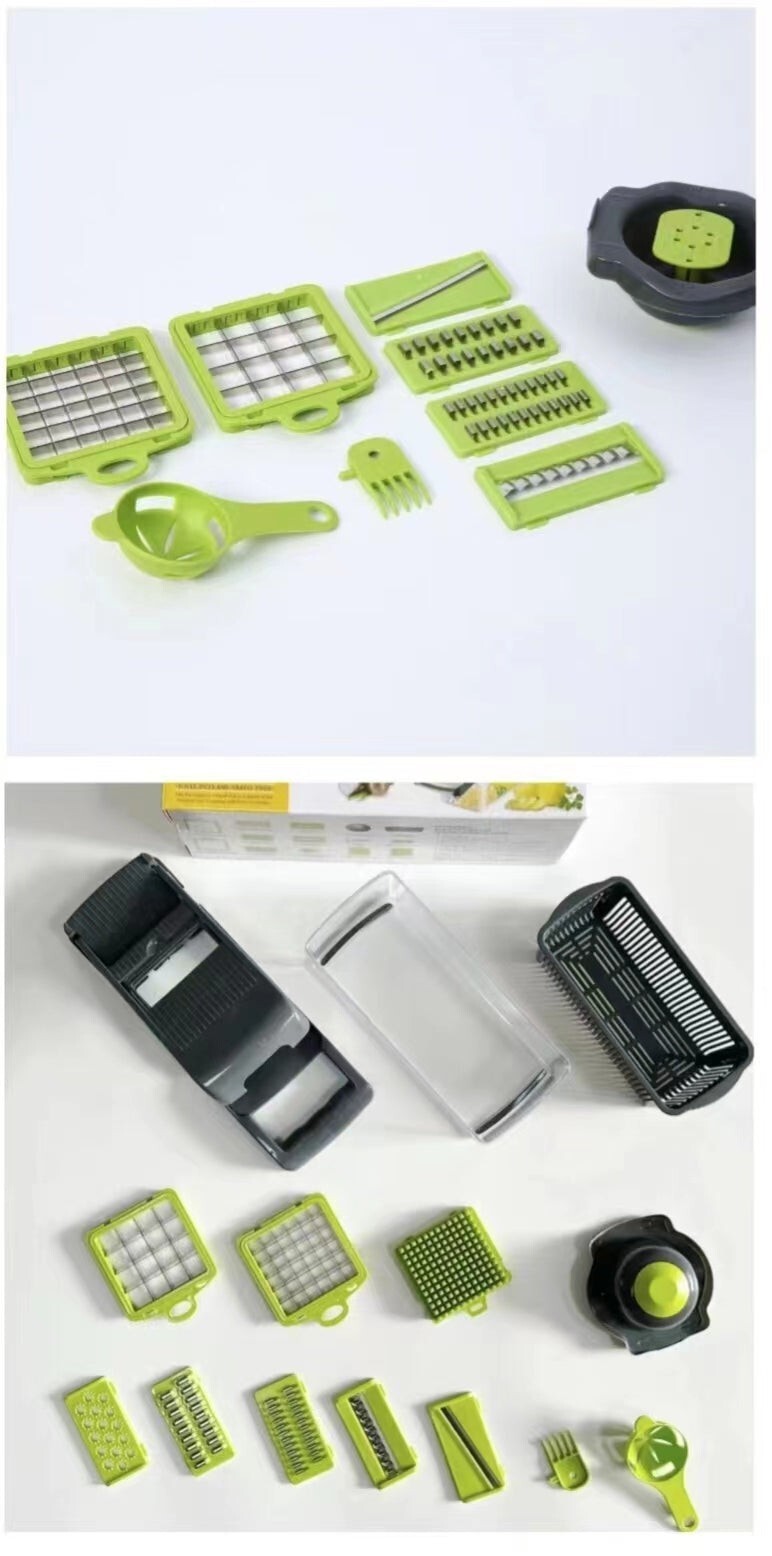 16 In 1 Handheld Manual Kitchen Multifunctional Potato Veggie Grater Slicer