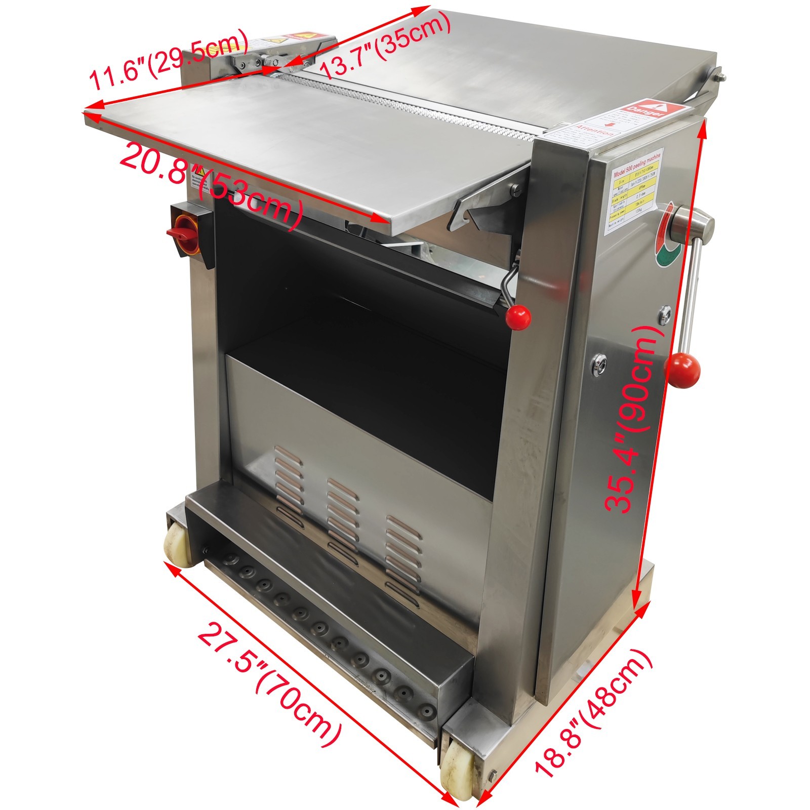 Automatic Meat Skin Peeling Machine Pork Peeling Machine750W for Meat Processing
