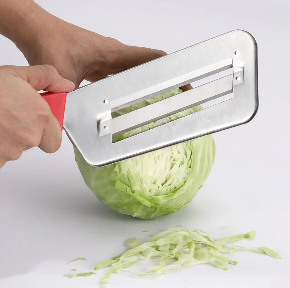 1 pc Stainless Steel Cabbage Slicer Vegetable Shredder with Handle