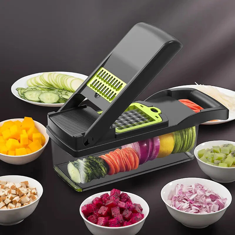 16 In 1 Handheld Manual Kitchen Multifunctional Potato Veggie Grater Slicer