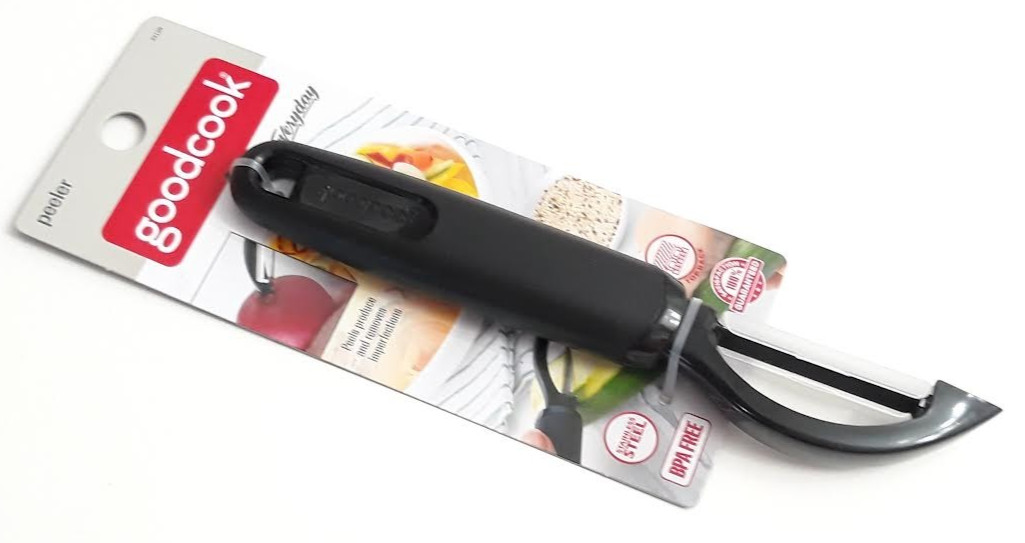 BRAND NEW GOODCOOK POTATO PEELER CARROT KITCHEN UTENSIL 7-1/2″ LONG BLACK