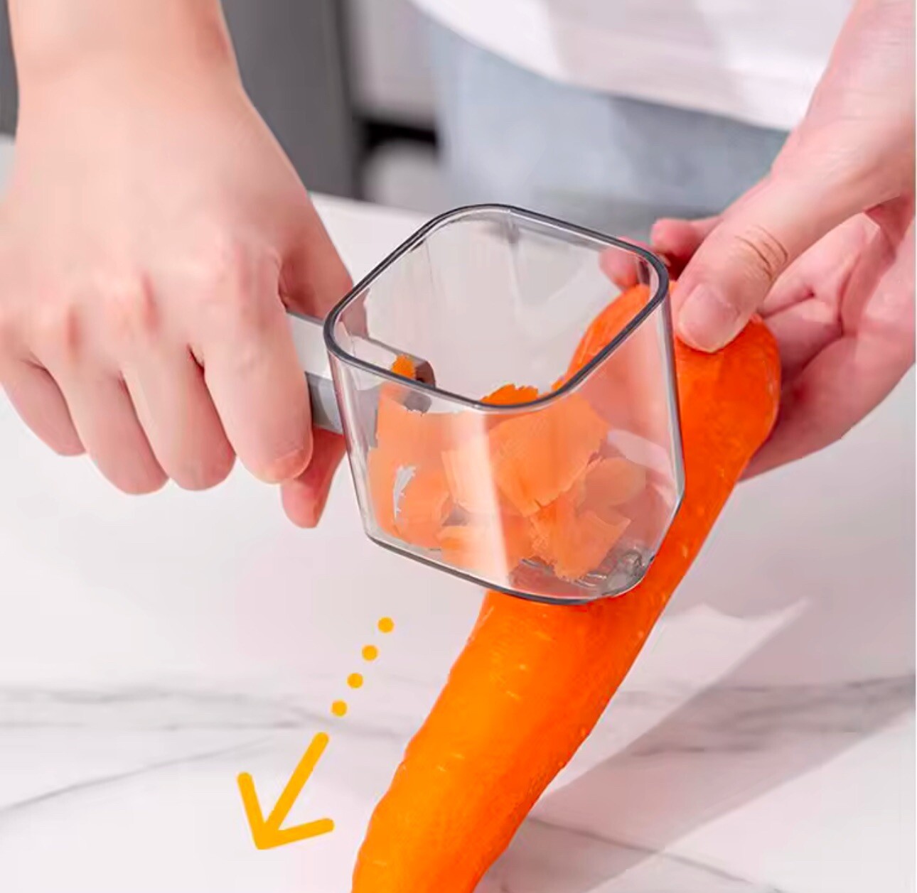 Vegetable Peeler With Container Kitchen Utensils Supplies