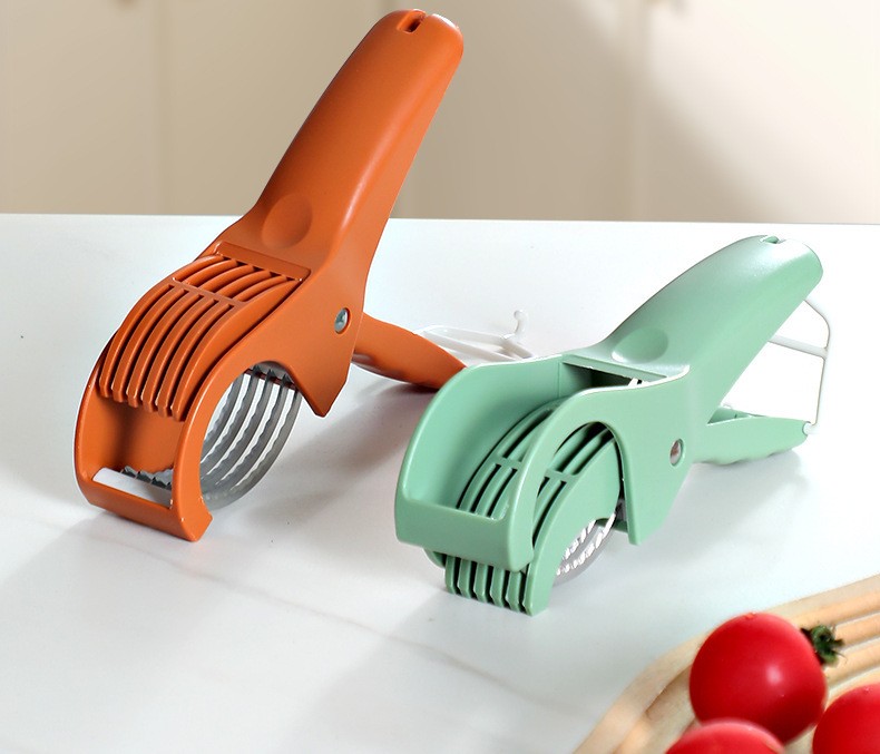 1PC Banana Slicer Salad Cutter Vegetable Cutter Stainless Steel Fruit Slicer
