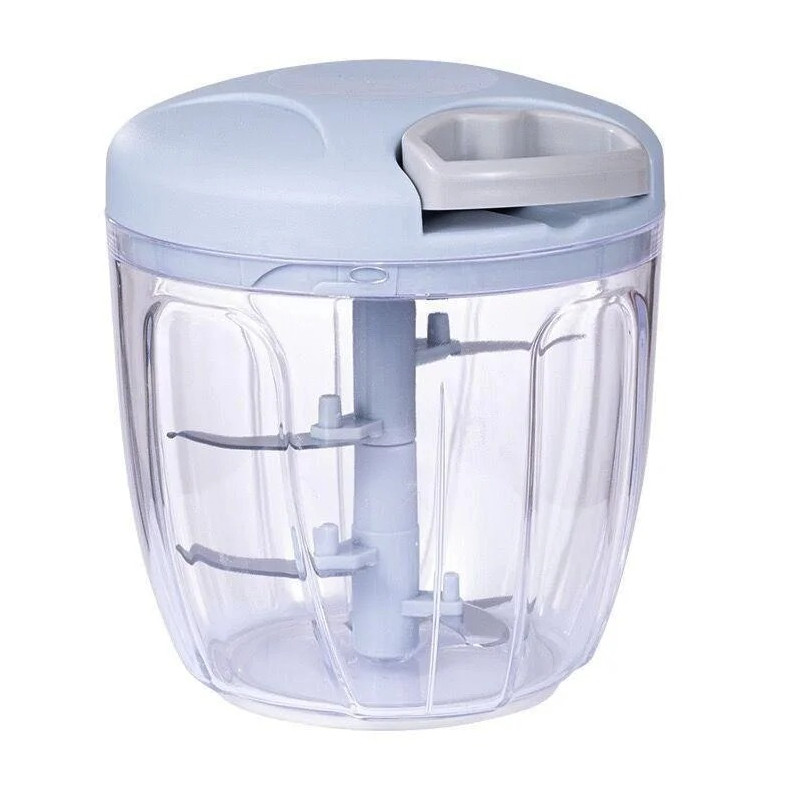 1pc 500/900ml Manual Meat Garlic Chopper Press Cutter Vegetable Crusher – NEW