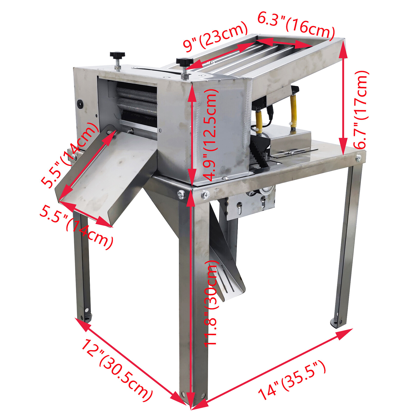 Stainless steel Pea Peeling Machine Edamame Sheller 110V 110Lbs (60KG)/h Output