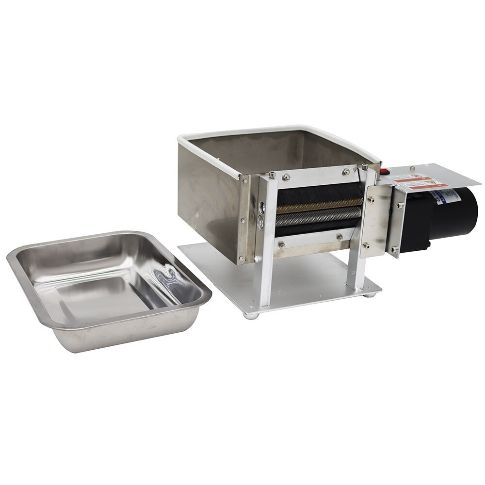 Stainless Steel 220V 15-25 KG/hour Edamame Sheller Pea Peeling Machine 120r/min
