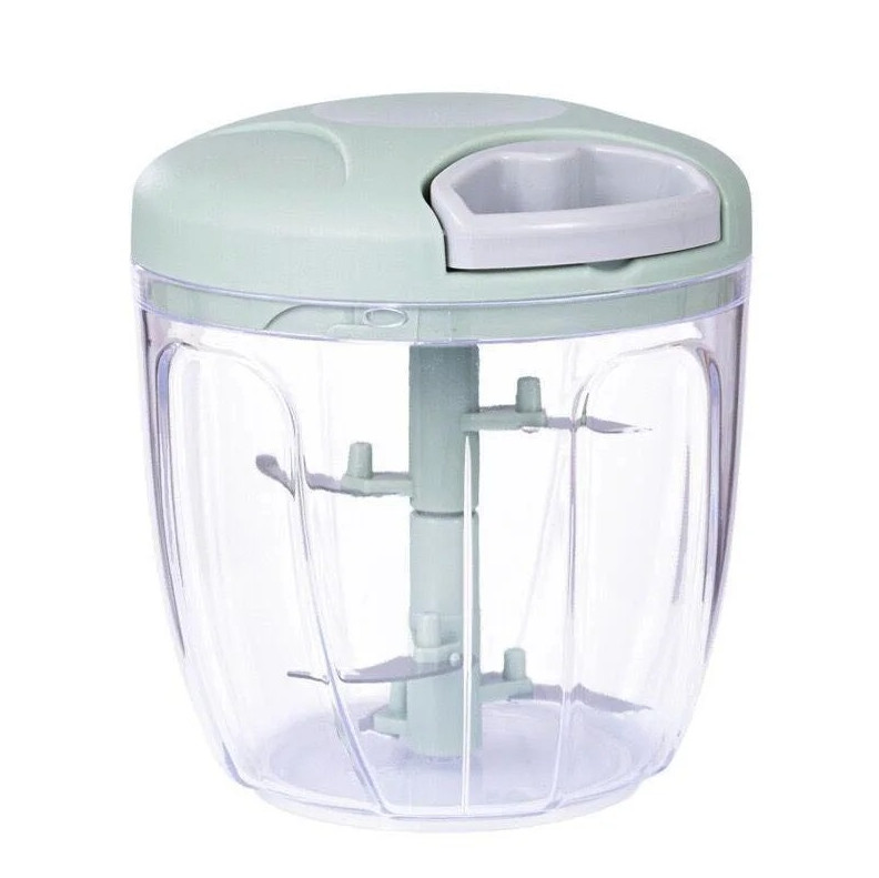 1pc 500/900ml Manual Meat Garlic Chopper Press Cutter Vegetable Crusher – NEW