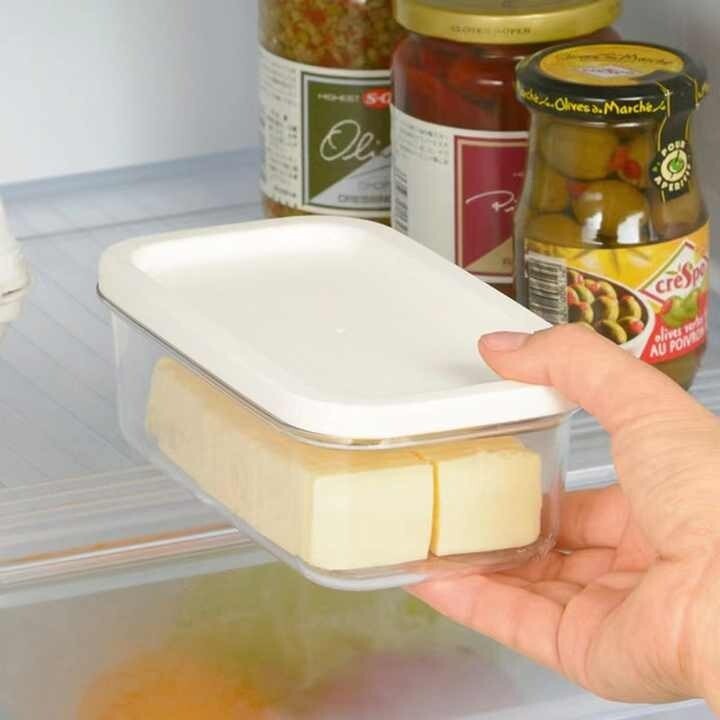 Butter Slicer Cutter Container Dish with Lid for Fridge