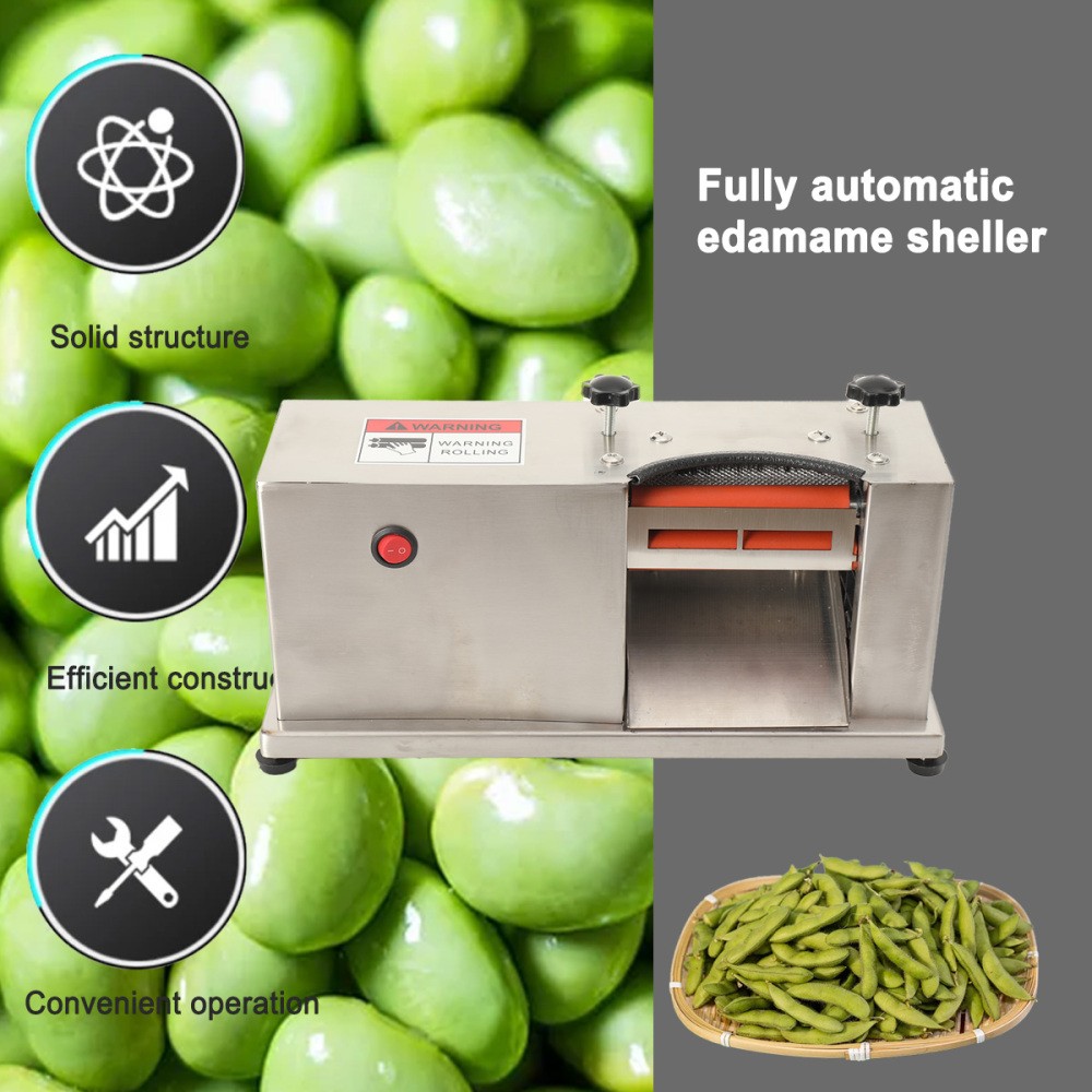 Electric Pea Sheller Machine 15W Edamame Bean Pea Peeler Removing Machine