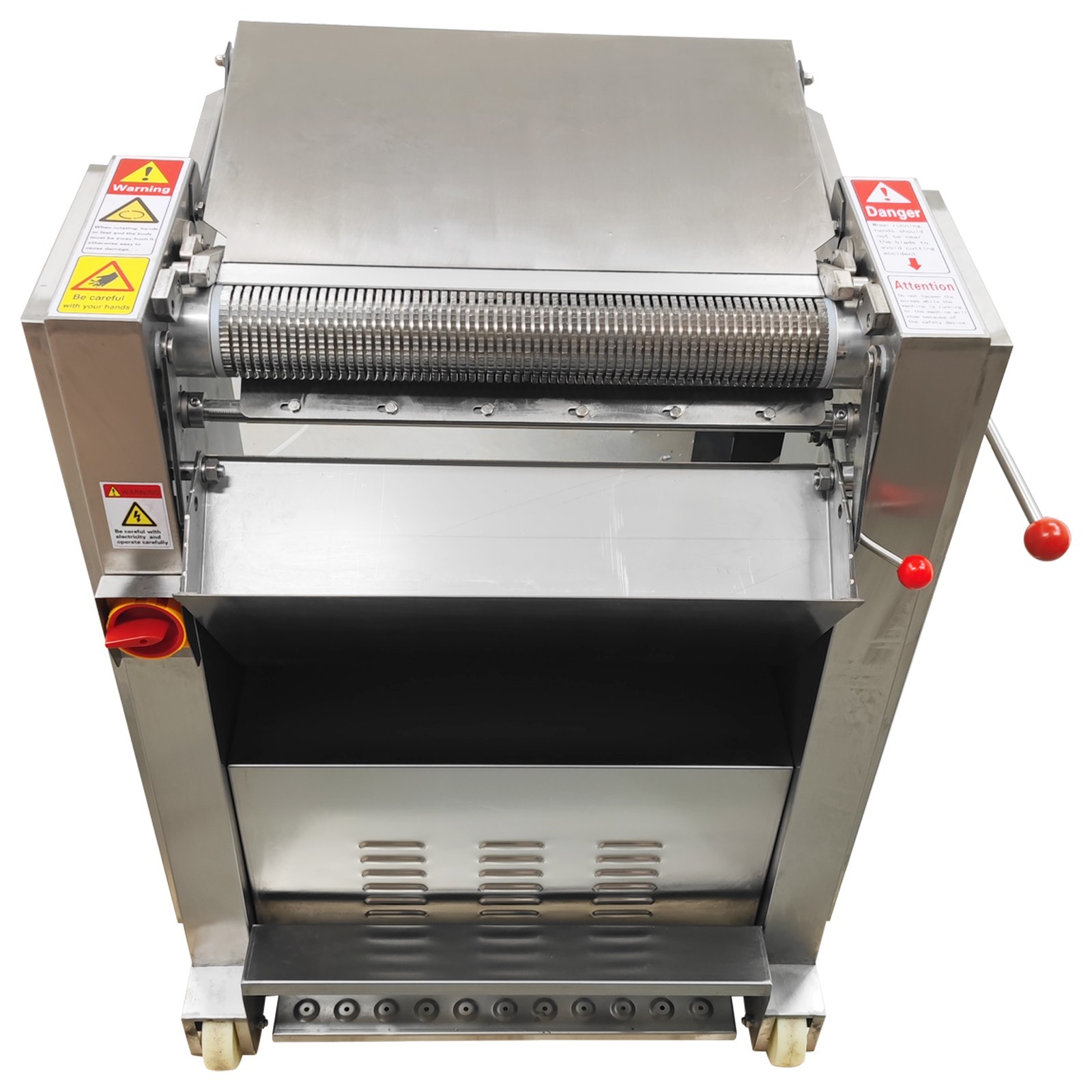 Automatic Pork Meat Skin Peeling Machine 110V 750W Movable Peeler Adjustable