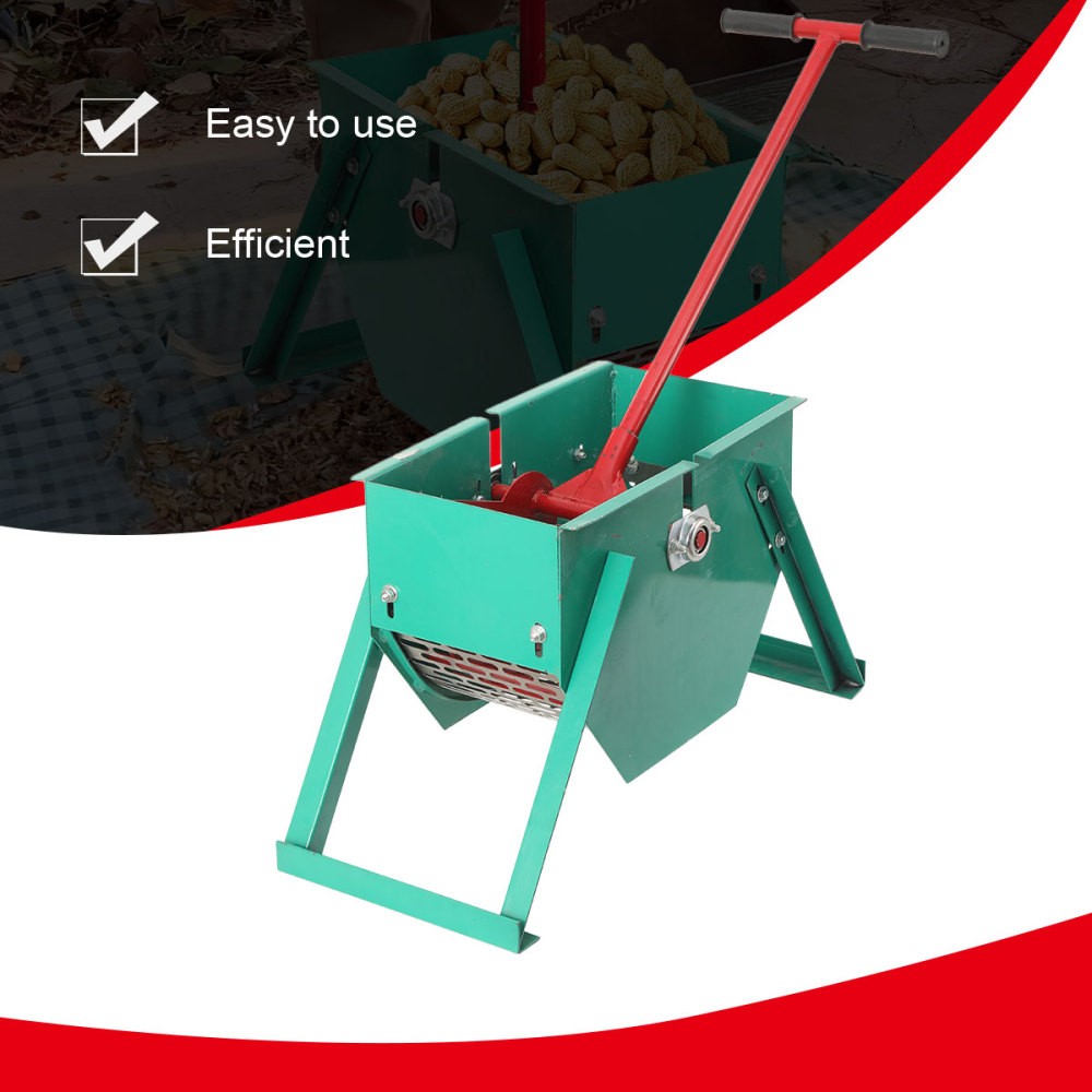 Hand Crank Peanut Huller Husker Thresher Stripping Machine Manual Sheller Tool