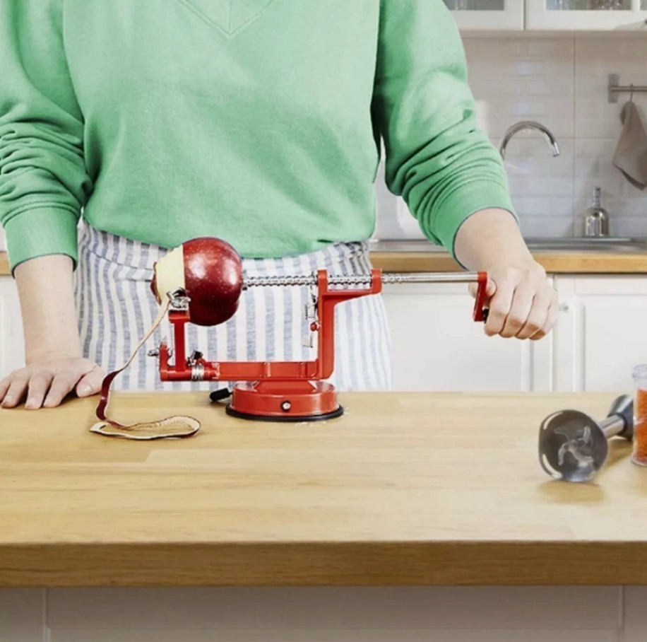 3 in 1 Apple Fruit Corer Slicer Peeler Slinky Machine Potato Cutter *#+#%&