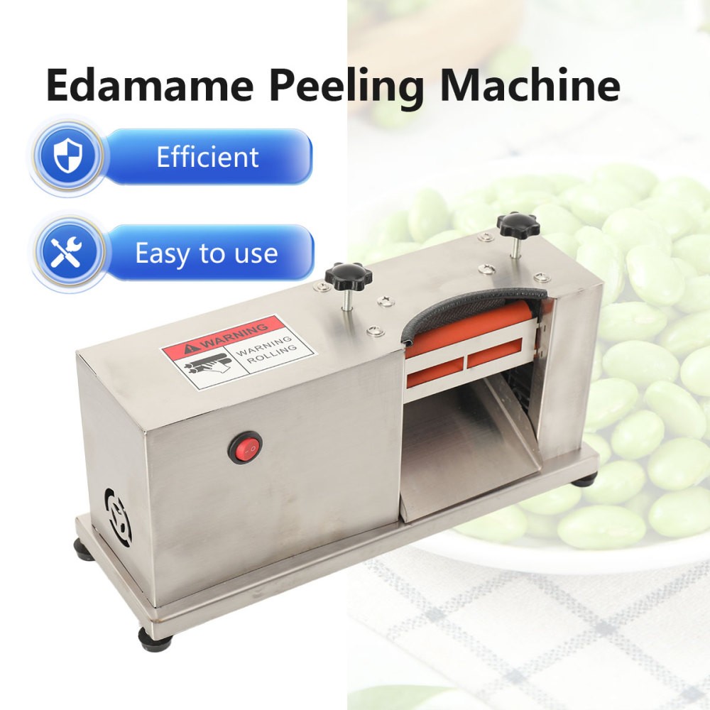 Electric Pea Sheller Machine 15W Edamame Bean Pea Peeler Removing Machine