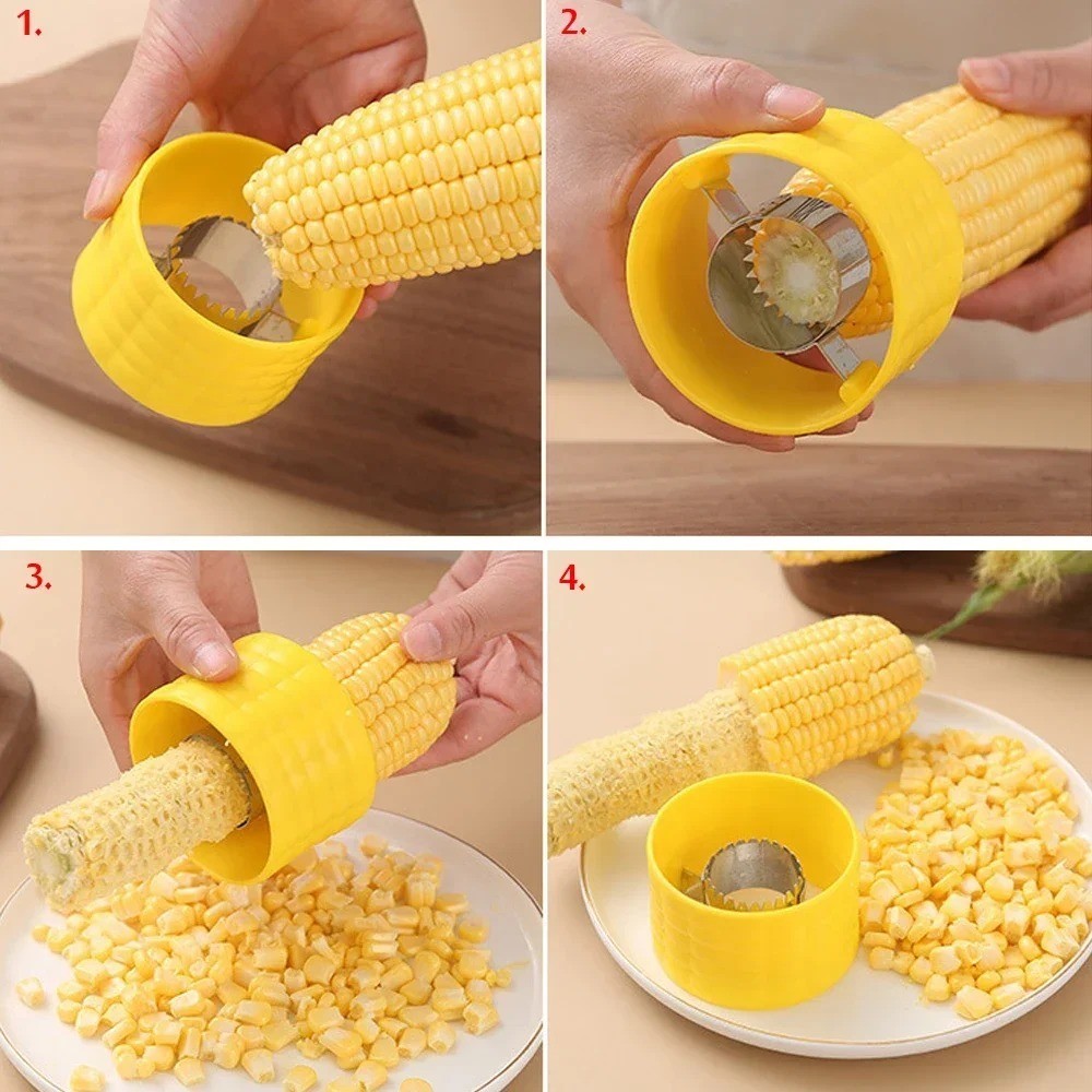 Corn Stripper Peeler Cob Cutter Kitchen Tool Corn Thresher Vegetable Remover
