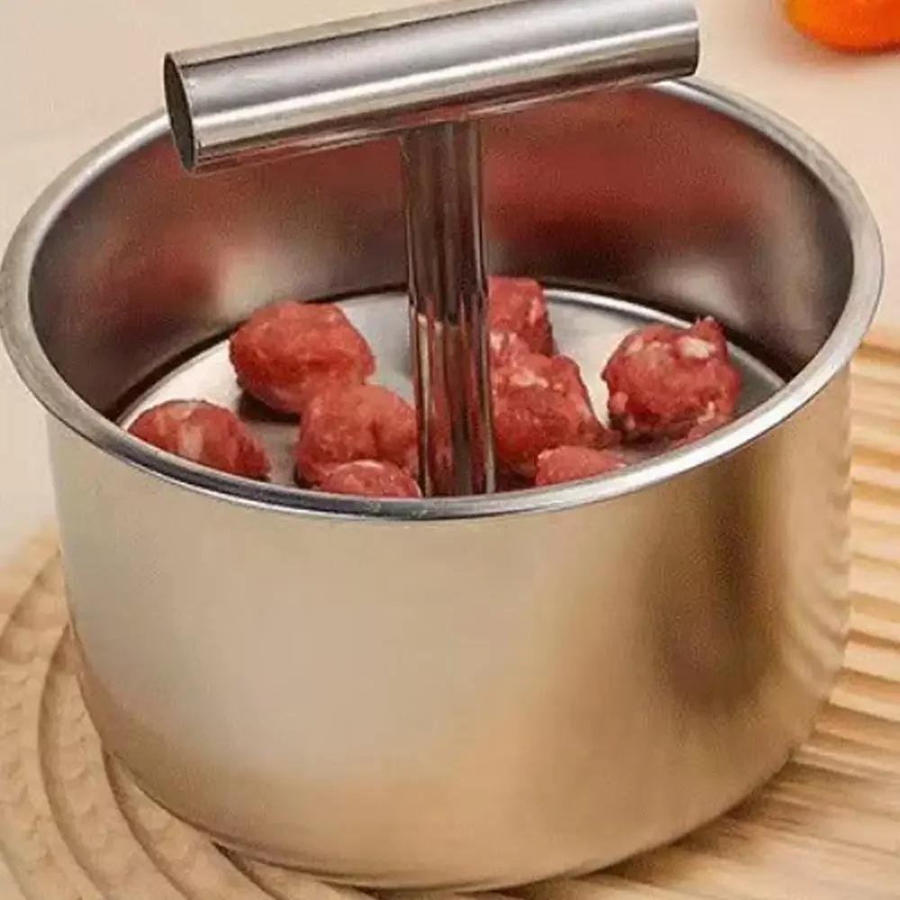 Stainless Steel Meatball Maker Press Manual Multi-functional Kitchen Tool Househ