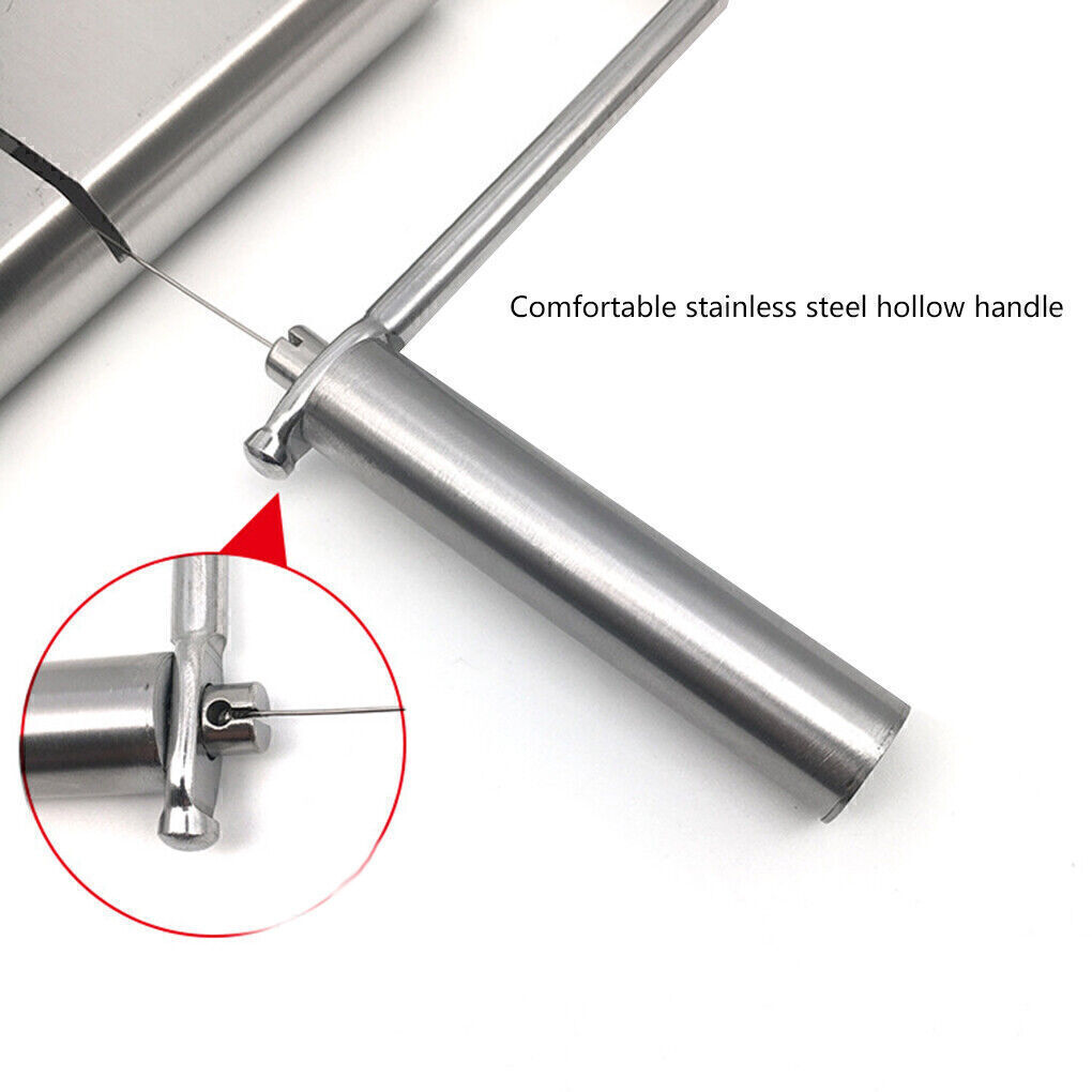 Stainless Steel Cheese Slicer Wire Cheese Cutter Board Kitchen Cutting Tool