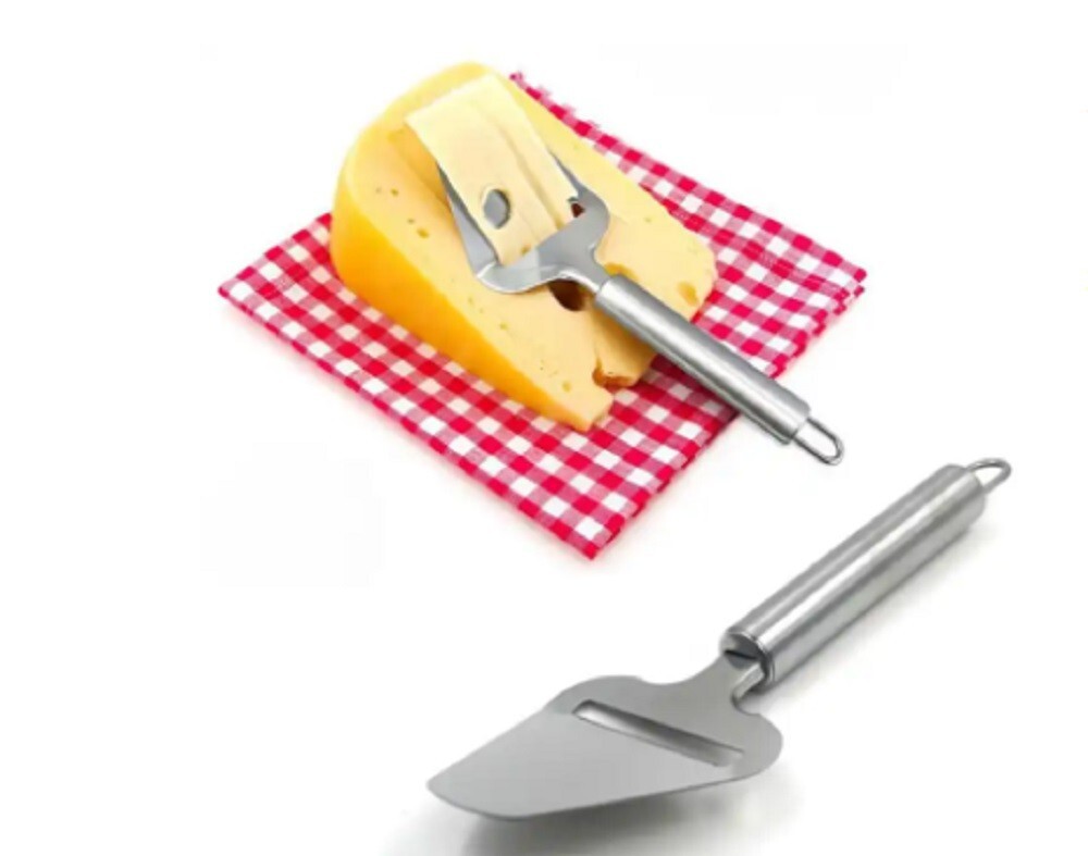 9.5″ Heavy-Duty Stainless Steel Cheese Slicer – Precision Cheese Knife & Cutter