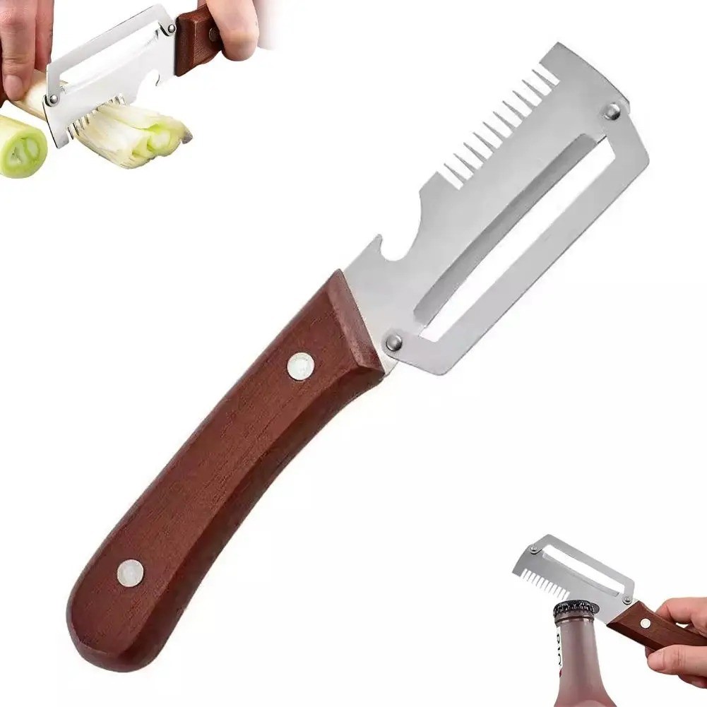 NEW 2 in 1 Multi-Functional Vegetable Peeler for Kitchen Stainless Steel Peeler