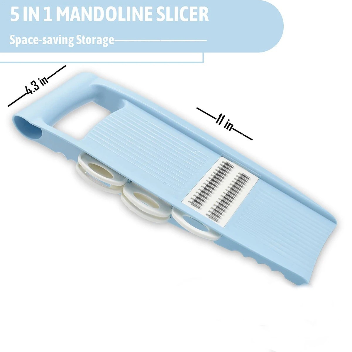 5 in 1 Mandoline Slicer for Kitchen Vegetable Slicer Multi Blade Potato Chip