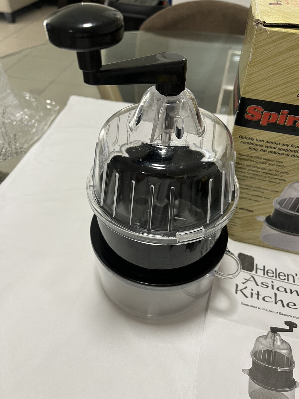 Helen’s Asian Kitchen Spiral Slicer Item # 97101 Made In China