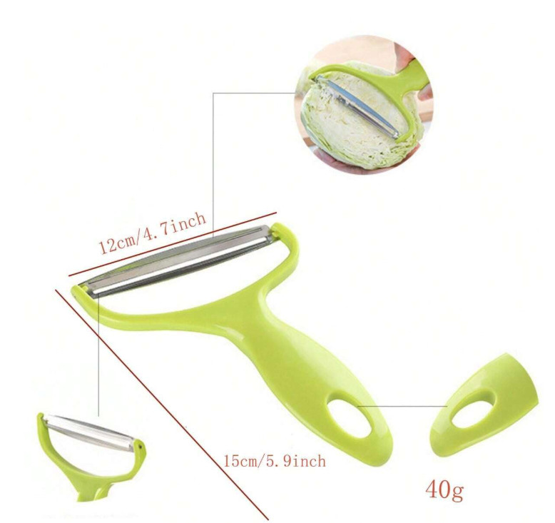 1 pc Stainless Steel Cabbage Shredder & Vegetable Peeler – Durable Kitchen Tool